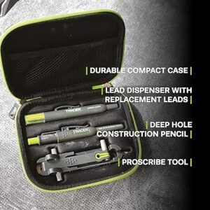 Tracer ProScribe Tool with Deep Hole Pencil, Lead Holster and Carry Case