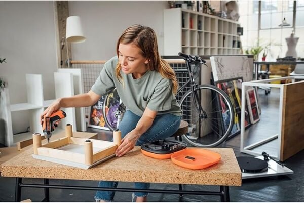 BLACK+DECKER Cordless Rapid Screwdriver with Bits and Storage Case 3.6V